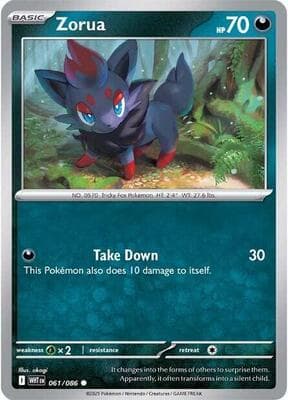 Zorua White Flare #61