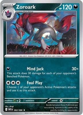 Zoroark White Flare #62