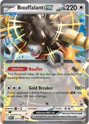 Bouffalant ex White Flare #77