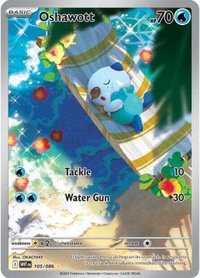Oshawott White Flare #105