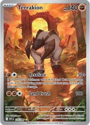 Terrakion White Flare #135