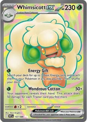 Whimsicott ex White Flare #157