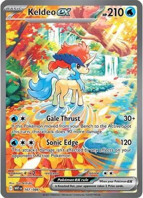 Keldeo ex White Flare #167
