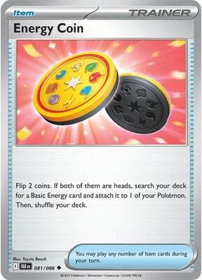 Energy Coin (Poke Ball Pattern) Black Bolt #81