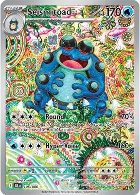 Seismitoad Black Bolt #105