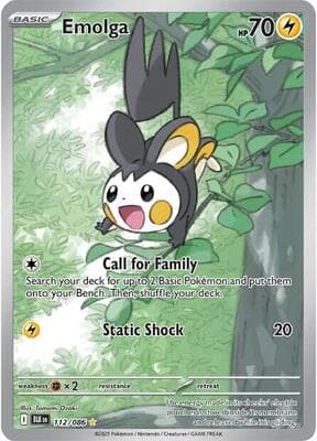 Emolga Black Bolt #112