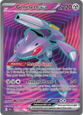 Genesect ex Black Bolt #161