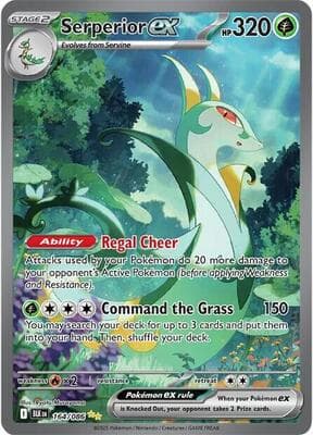Serperior ex Black Bolt #164