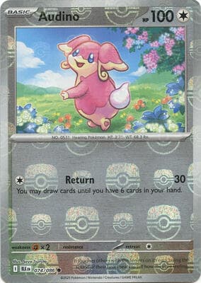 Audino · Master Ball Pattern