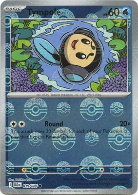 Tympole · Poke Ball Pattern Black Bolt #19