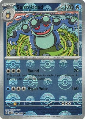 Seismitoad · Poke Ball Pattern Black Bolt #21