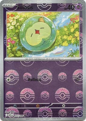 Solosis · Poke Ball Pattern Black Bolt #37