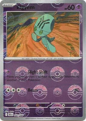 Elgyem · Poke Ball Pattern Black Bolt #40