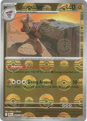 Conkeldurr · Poke Ball Pattern Black Bolt #49