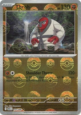 Throh · Poke Ball Pattern Black Bolt #50