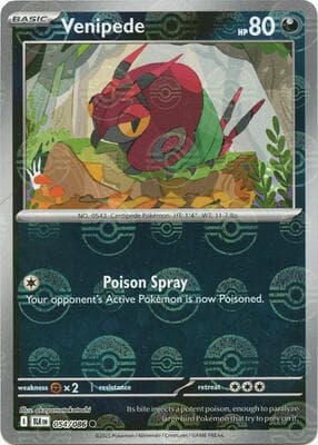 Venipede (Poke Ball Pattern) Black Bolt #54