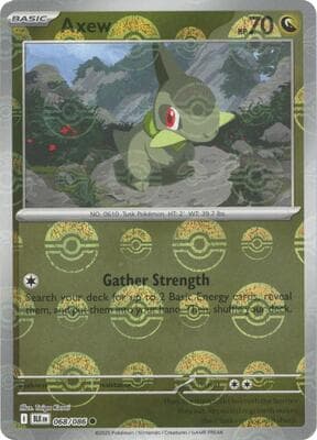 Axew · Poke Ball Pattern Black Bolt #68