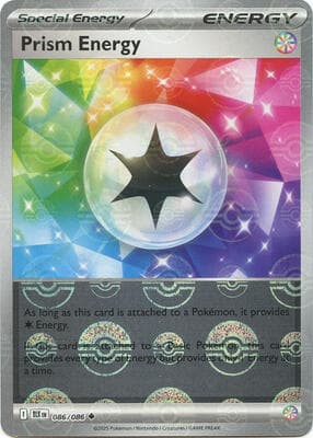 Prism Energy · Poke Ball Pattern Black Bolt #86