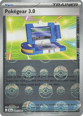 Pokegear 3.0 · Poke Ball Pattern Black Bolt #84