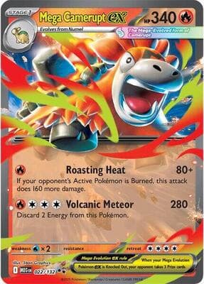 Mega Camerupt ex Mega Evolution #22