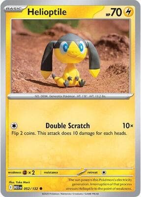 Helioptile Mega Evolution #52