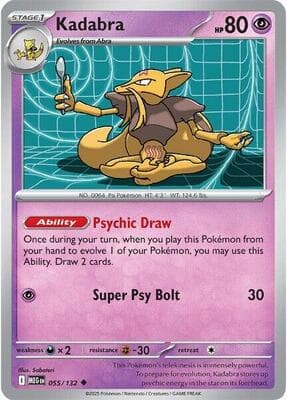 Kadabra Mega Evolution #55