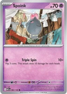 Spoink Mega Evolution #62