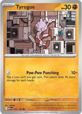 Tyrogue Mega Evolution #71