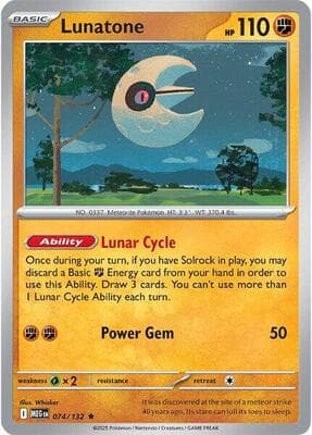 Lunatone Mega Evolution #74