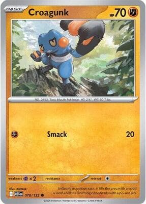 Croagunk Mega Evolution #78