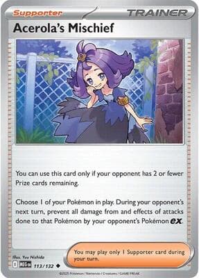 Acerola's Mischief Mega Evolution #113