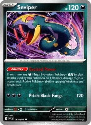 Seviper Phantasmal Flames #62