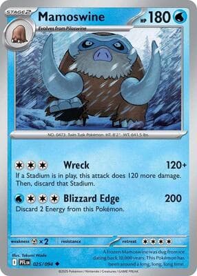 Mamoswine Phantasmal Flames #25