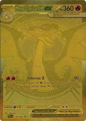 Mega Charizard X ex Phantasmal Flames #130