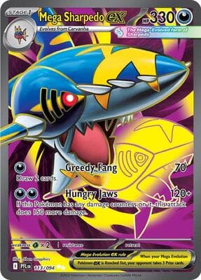 Mega Sharpedo ex Phantasmal Flames #113