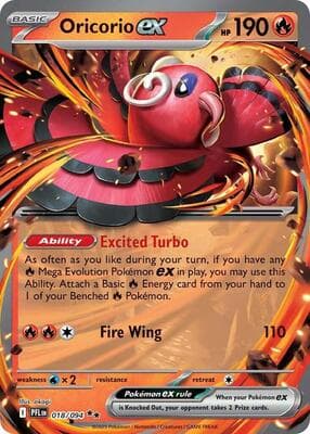 Oricorio ex Phantasmal Flames #18