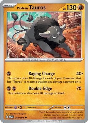 Paldean Tauros Phantasmal Flames #48