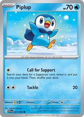 Piplup Phantasmal Flames #27