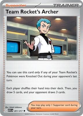 Team Rocket's Archer Ascended Heroes #201