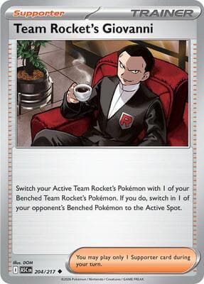 Team Rocket's Giovanni Ascended Heroes #204