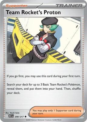 Team Rocket's Proton Ascended Heroes #208