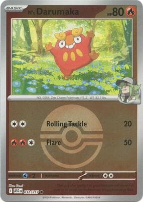 N's Darumaka · Poke Ball Ascended Heroes #32
