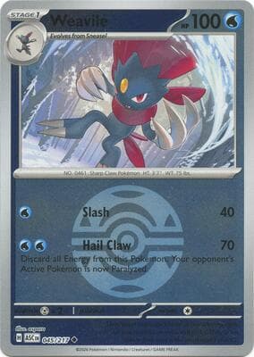 Weavile · Dusk Ball Ascended Heroes #45