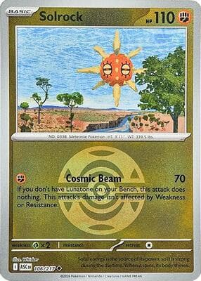 Solrock · Dusk Ball Ascended Heroes #106