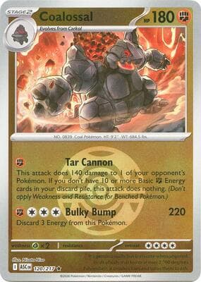 Coalossal · Dusk Ball Ascended Heroes #120