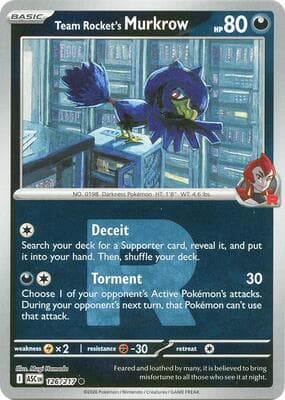 Team Rocket's Murkrow · Team Rocket Ascended Heroes #126