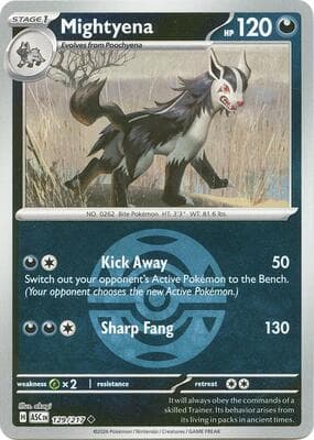 Mightyena · Dusk Ball Ascended Heroes #129