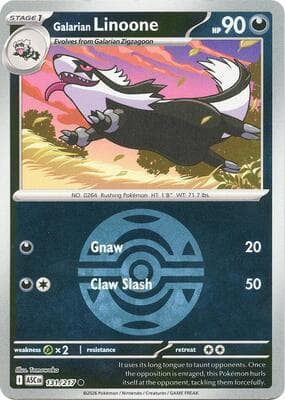 Galarian Linoone · Dusk Ball
