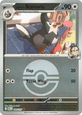 Larry's Staravia · Poke Ball