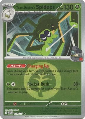 Team Rocket's Spidops · Energy Symbol Pattern